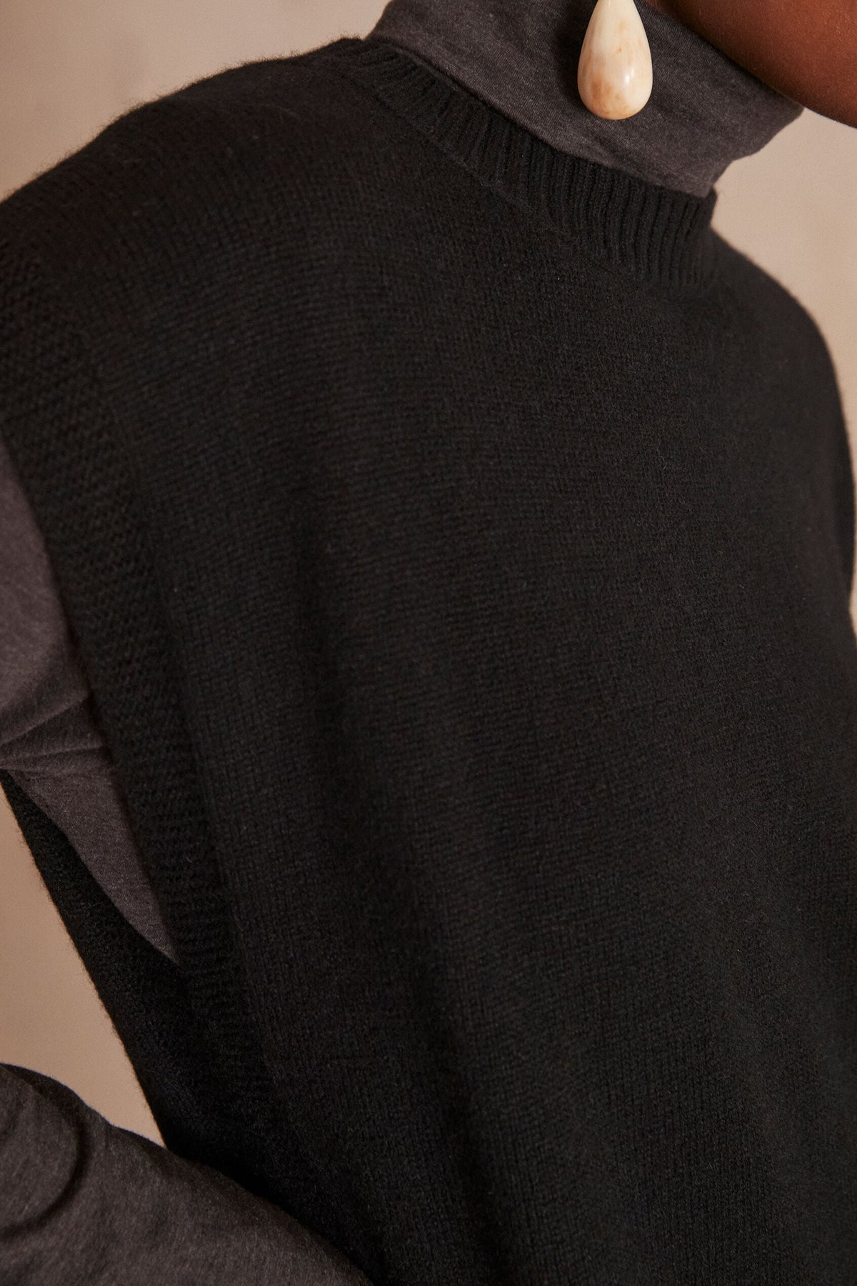 Marion Knit Dress - Black
