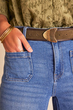 Pantalón Léa Cropped - Lavado Claro