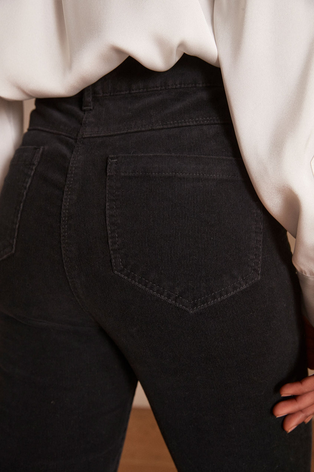 Pantalón Vanni Velours - Negro