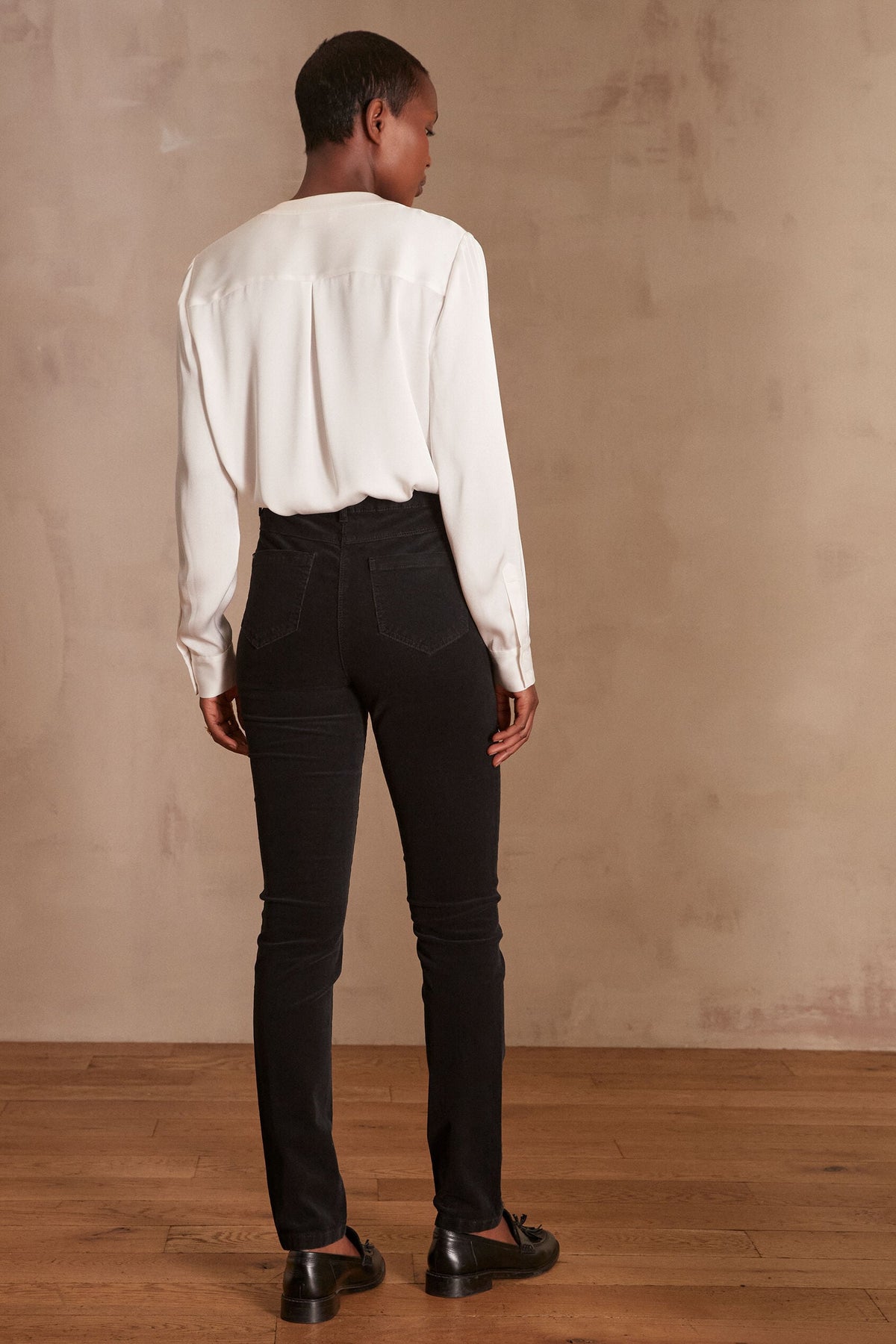 Pantalón Vanni Velours - Negro