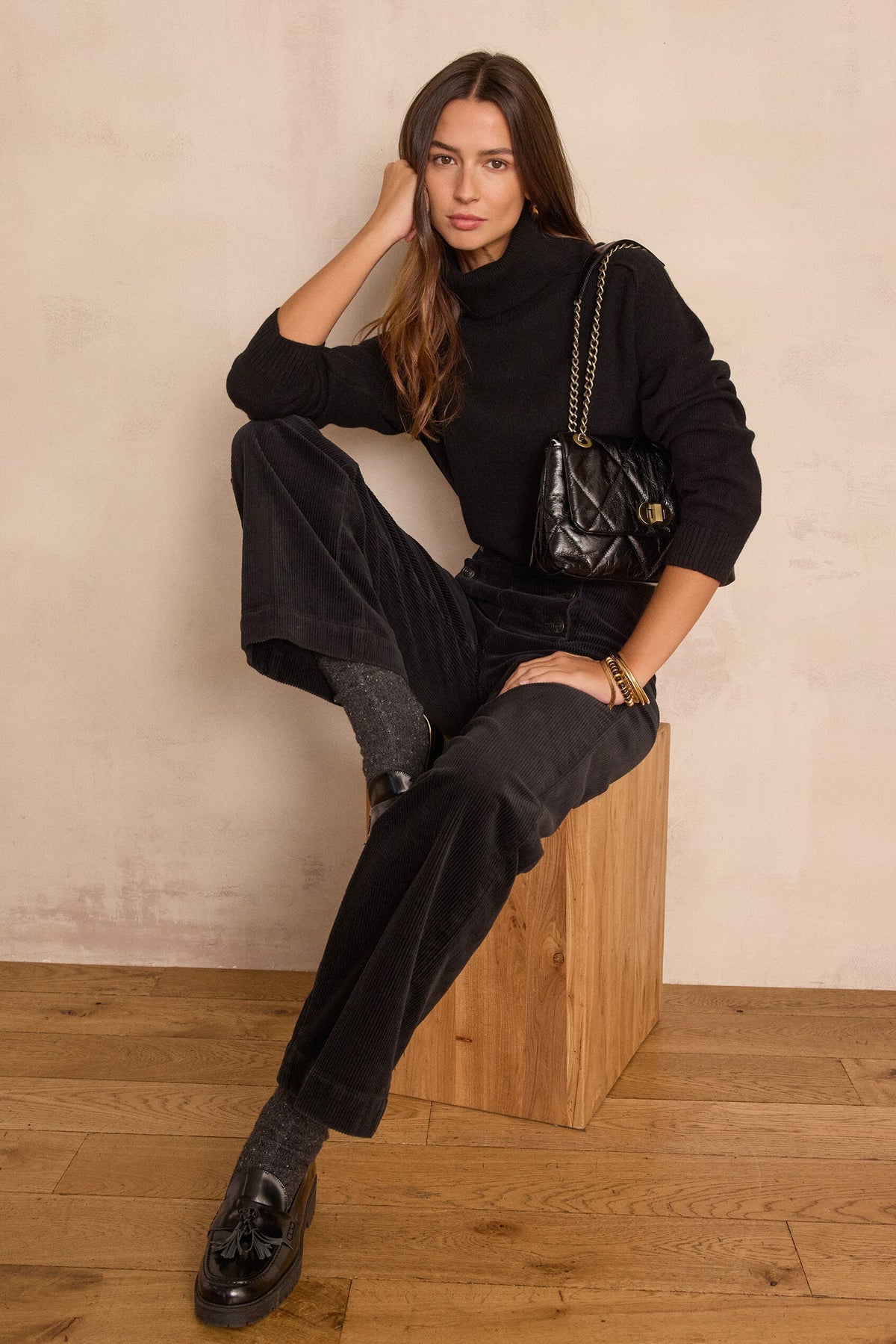 Pantalón Oxan Terciopelo - Negro