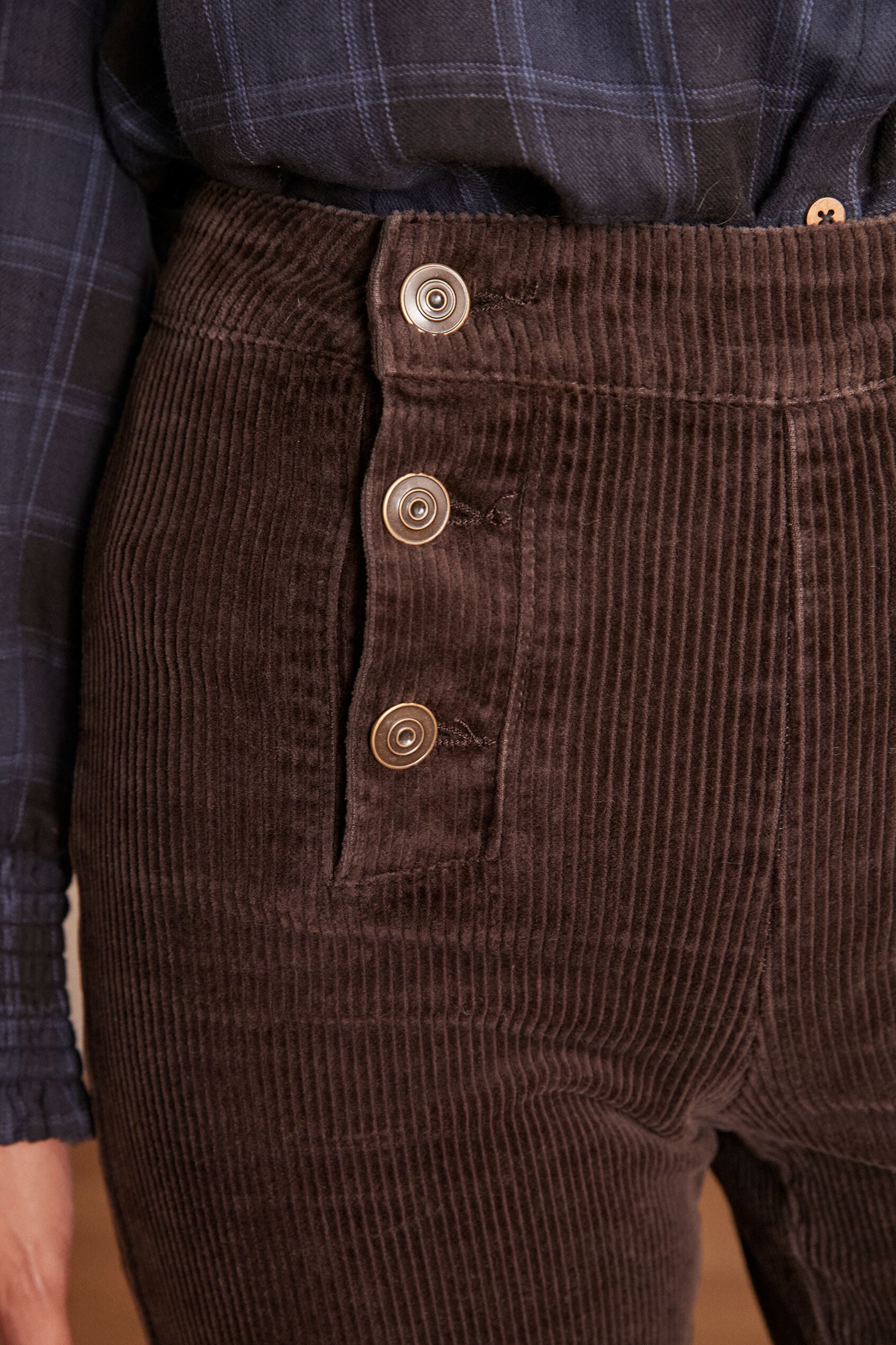 Pantalón Oxan Terciopelo - Chocolate