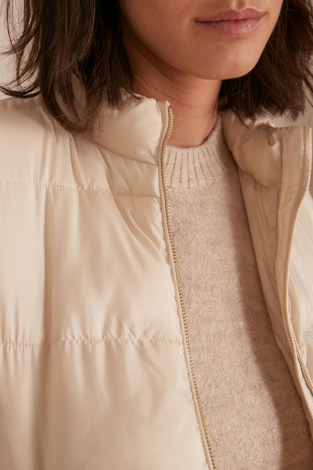 Ali Puffer Jacket - Natural