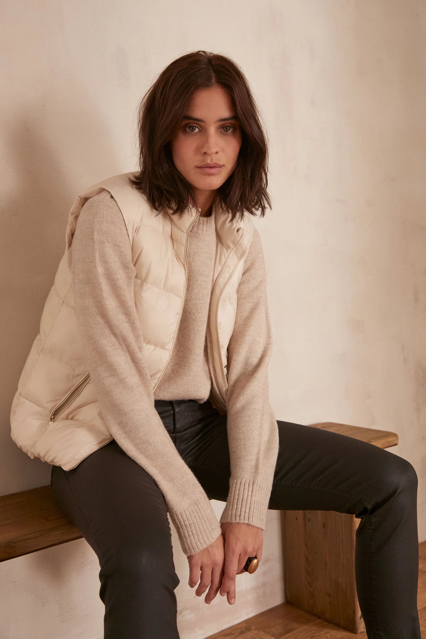 Ali Puffer Jacket - Natural