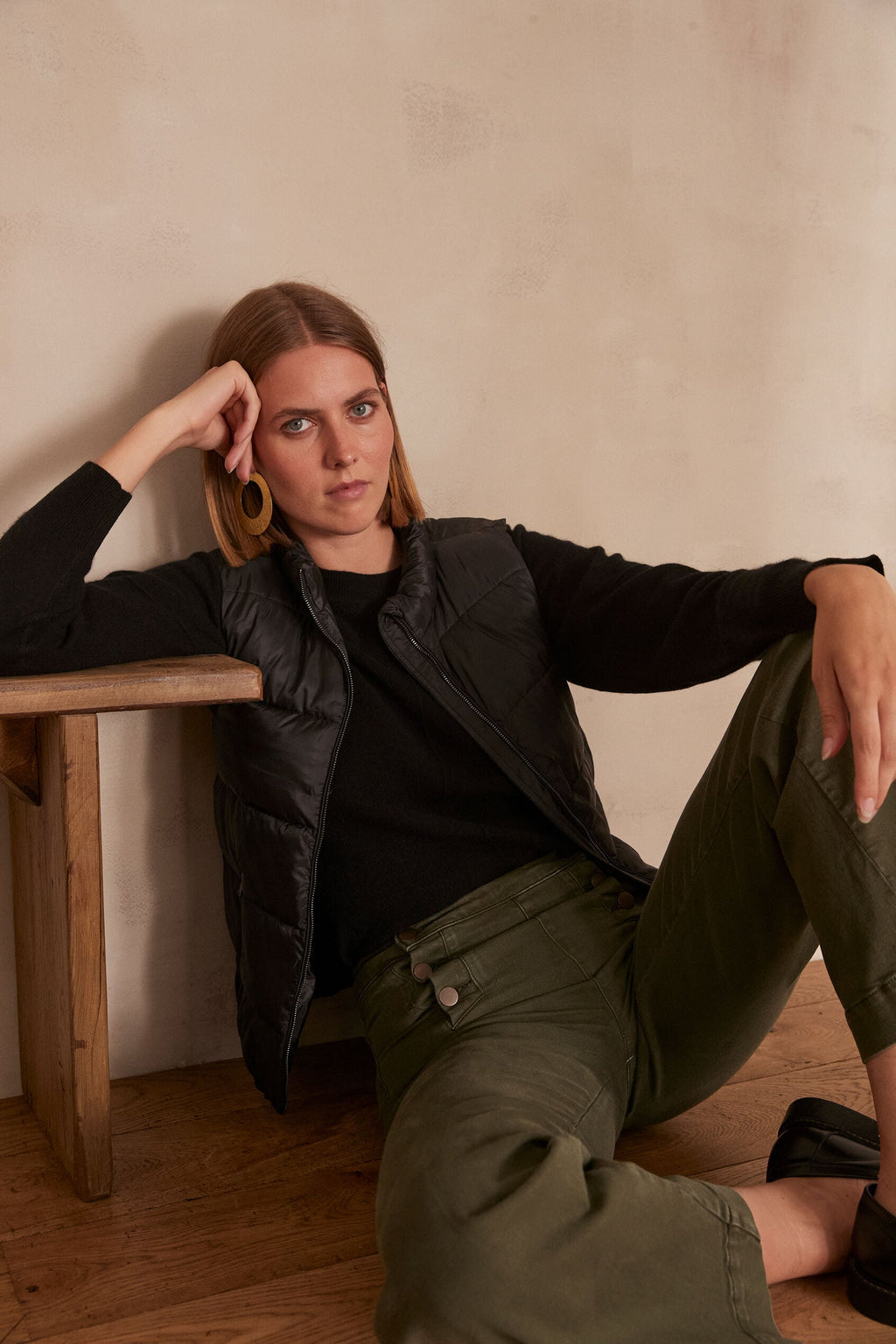 Ali Puffer Jacket - Black