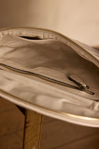Bolso Bandolera Gaby Riñonera - Crema