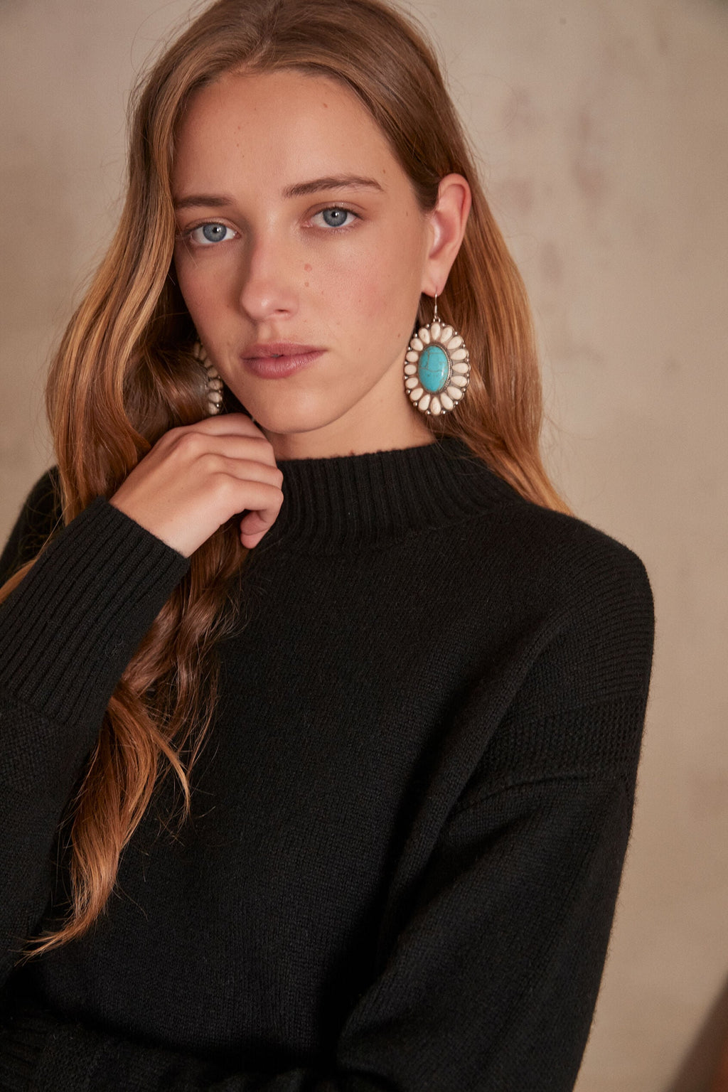 Vestido de punto Maria - Negro