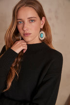Vestido de punto Maria - Negro