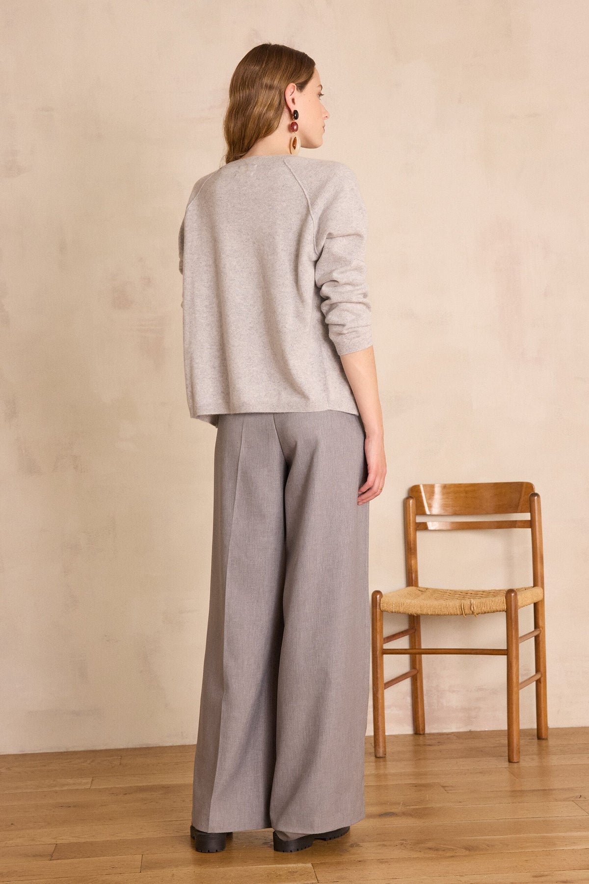 Pantalón Flaubert - Gris Topo