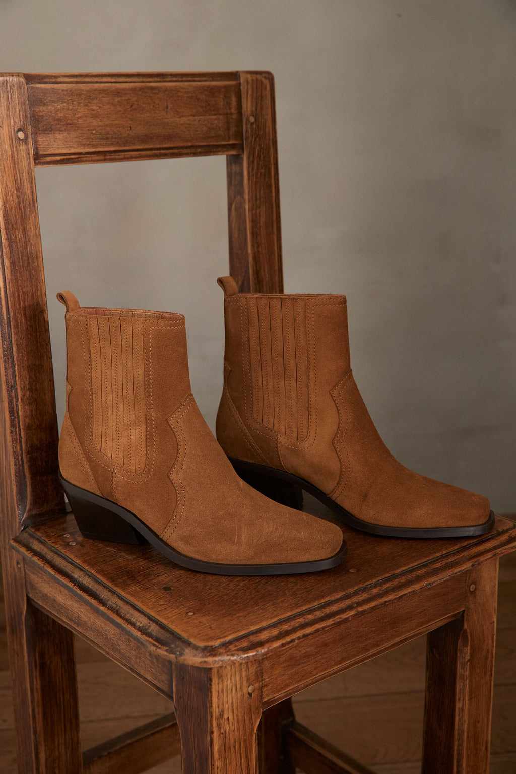Rachel Ankle Boots - Light Camel