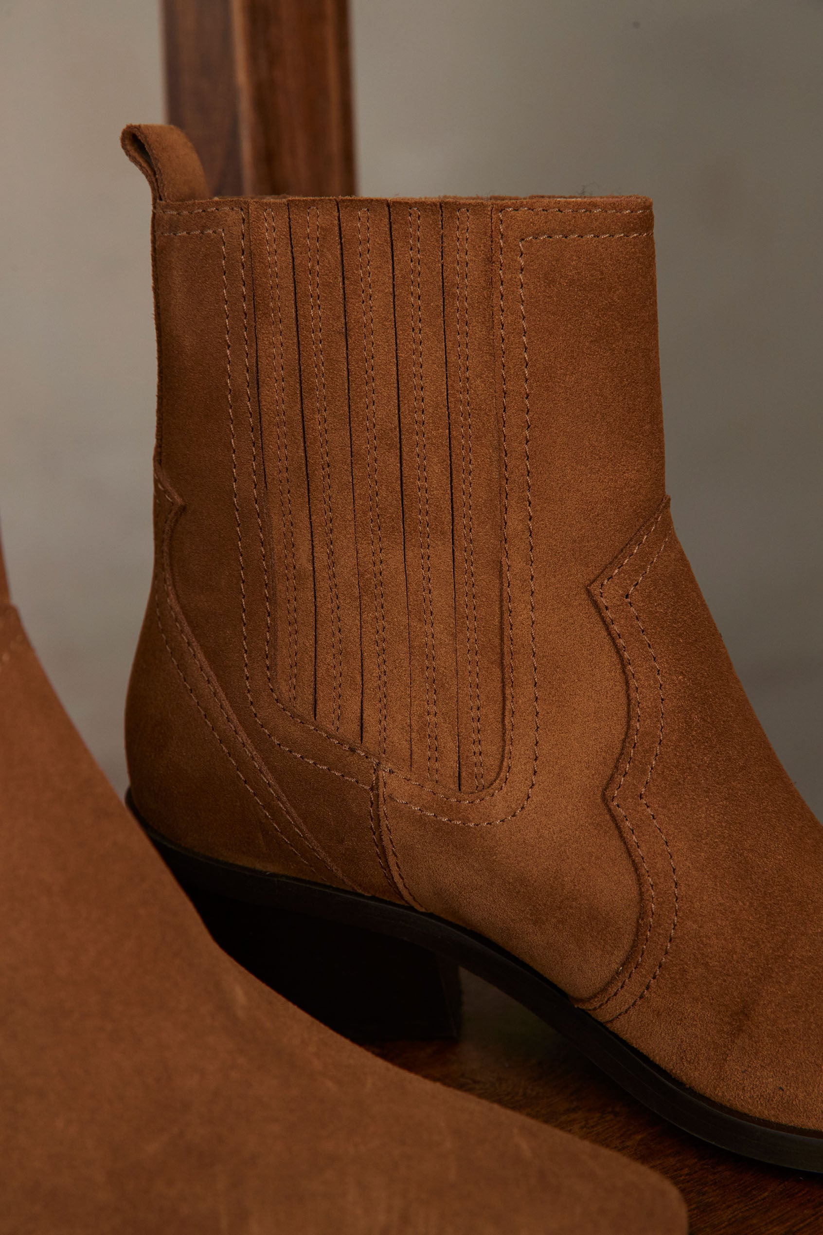 Rachel Ankle Boots - Light Camel