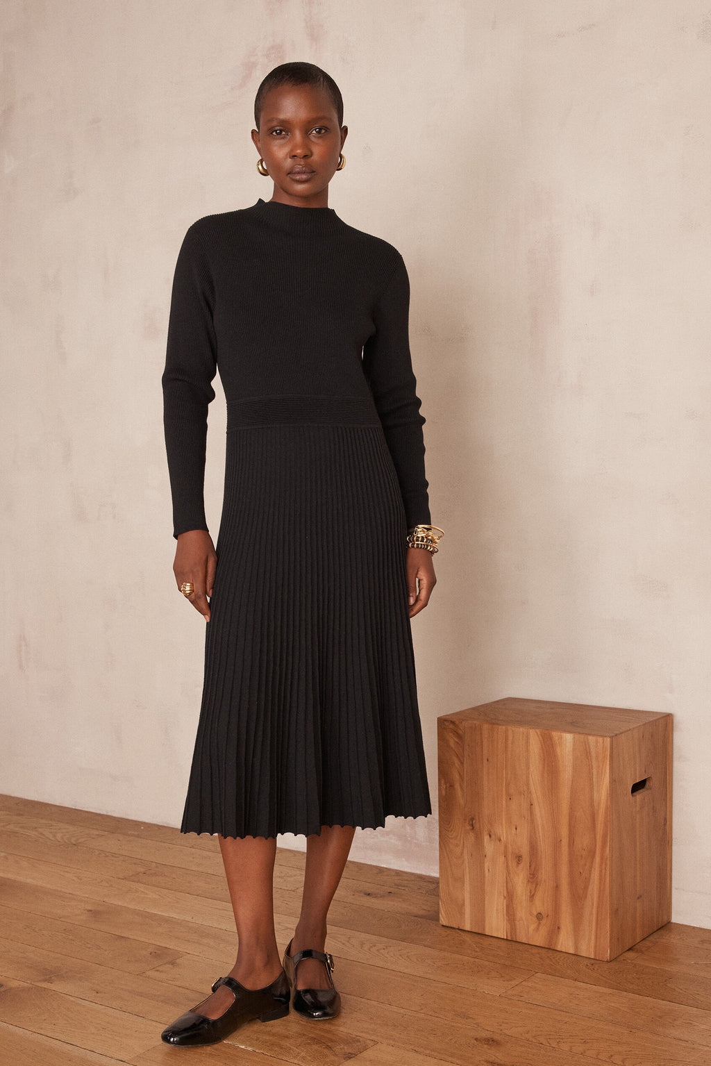 Vestido Punto Martika - Negro