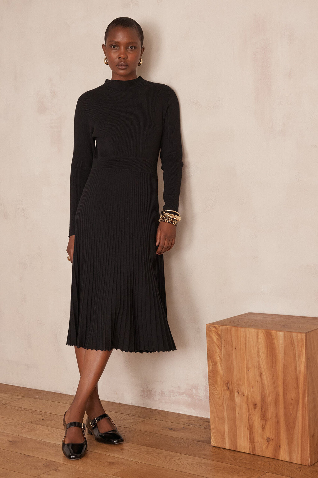 Vestido Punto Martika - Negro