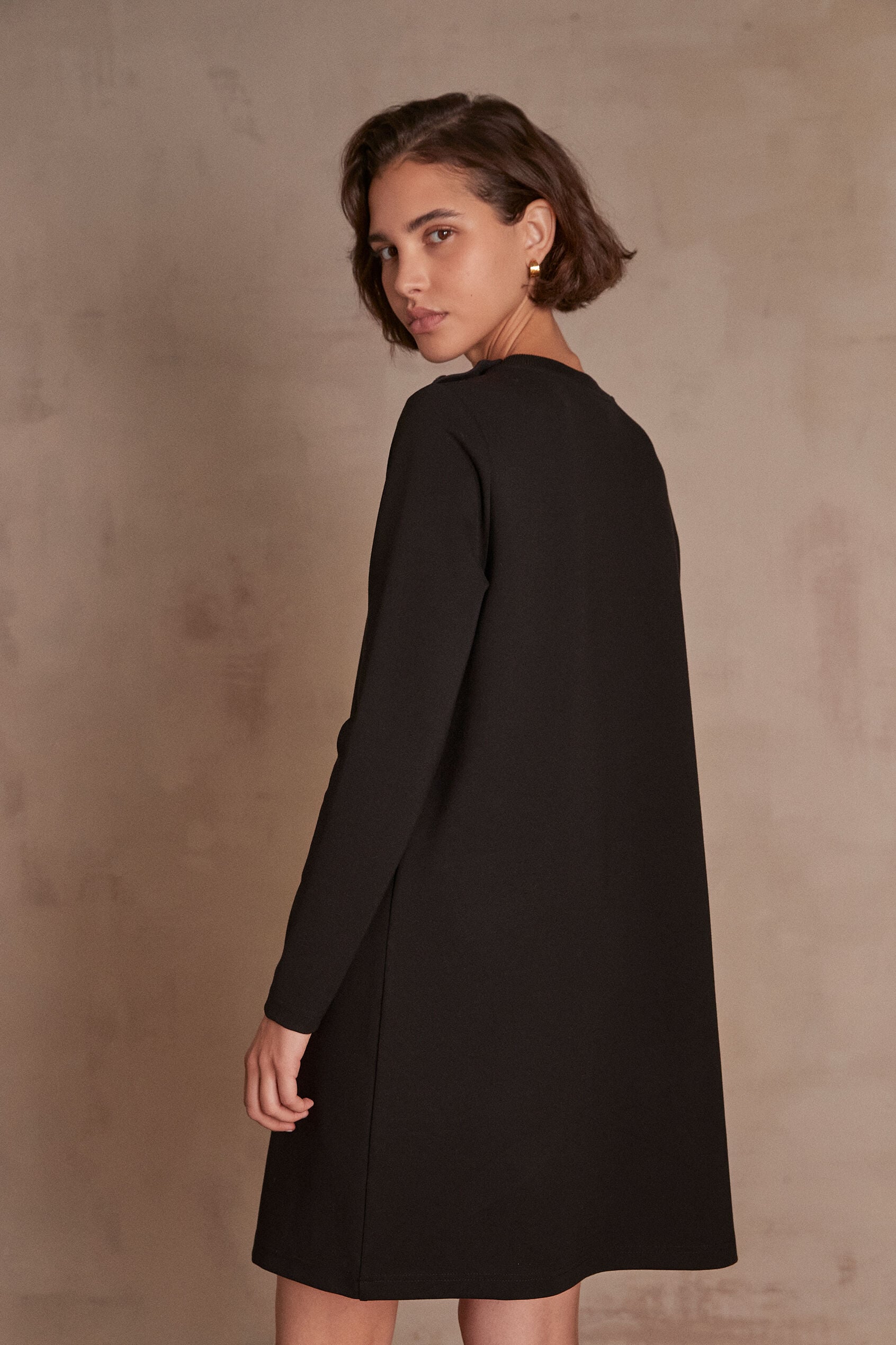 Flou Mathilda Jersey - Negro