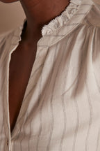 Blusa Briane Rayas - Crudo