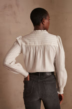 Blusa Briane Rayas - Crudo