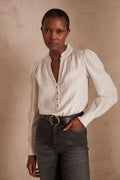 Blusa Briane Rayas - Crudo