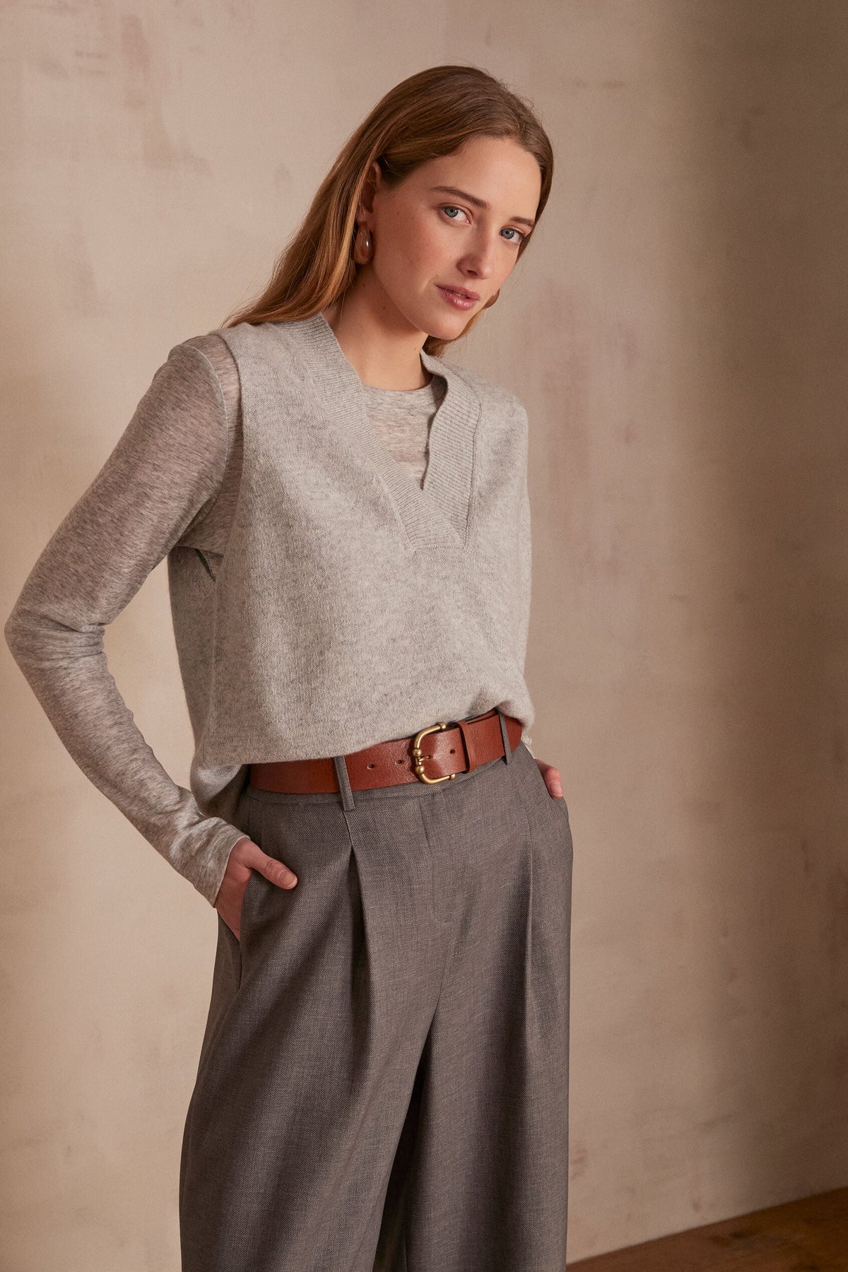Aristide Jumper - Light Grey Marl