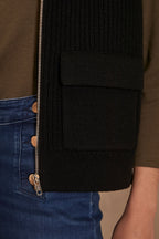 Simon Waistcoat/Cardigan - Black