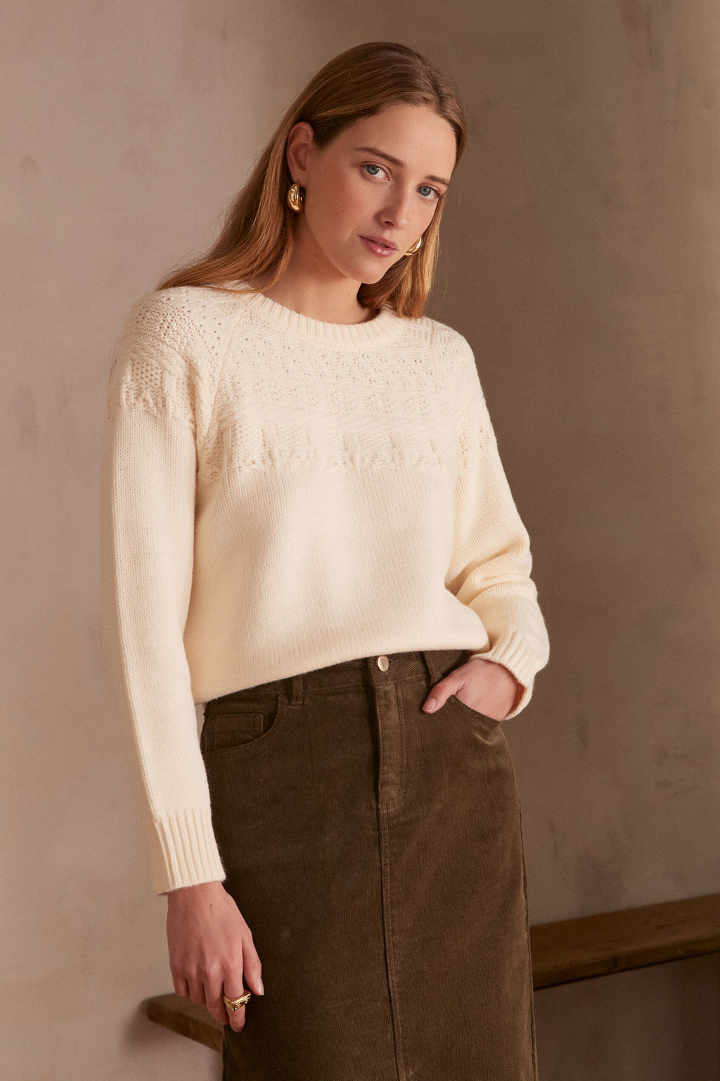 Jersey Serena - Crema