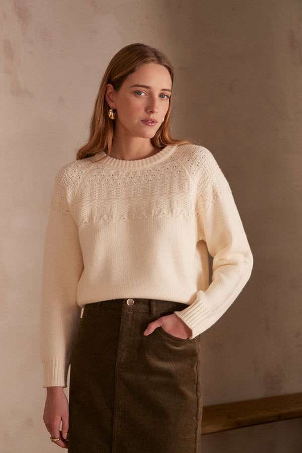 Maglione Serena - Panna