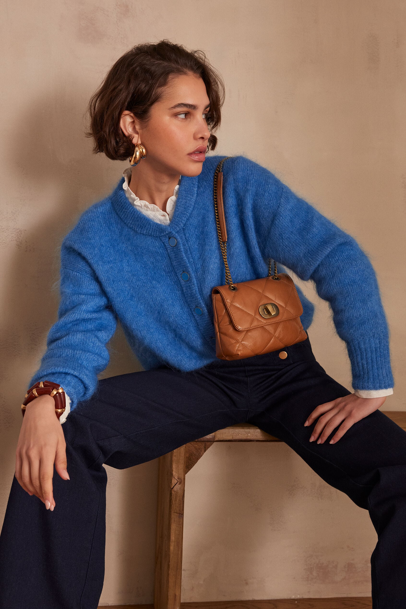 Chaqueta/Cárdigan Lou - Azul