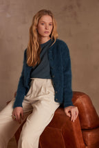 Chaqueta/Cárdigan Lou - Verde Abeto
