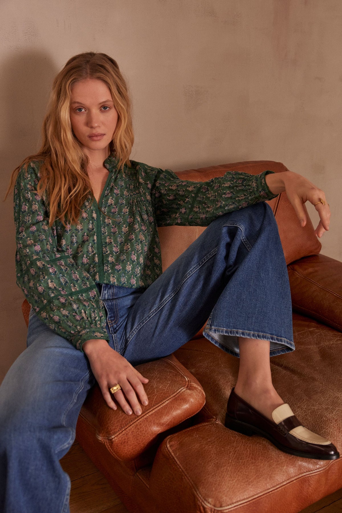 Blusa Penny Estampada - Emerald