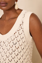 Camiseta de tirantes Sharon Bis - Crudo