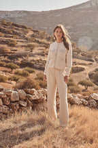 Benji Plain Trousers - Natural