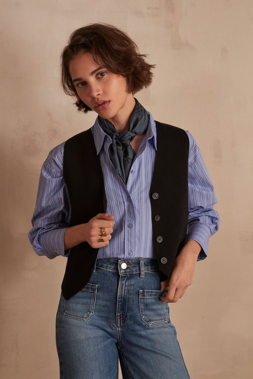 Chaqueta/Cárdigan Suzon - Negro