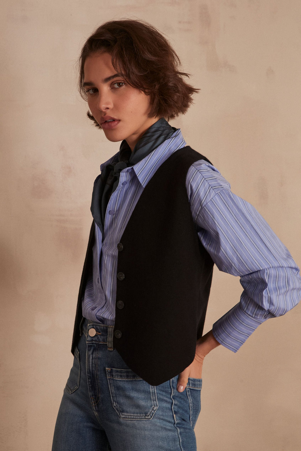 Chaqueta/Cárdigan Suzon - Negro