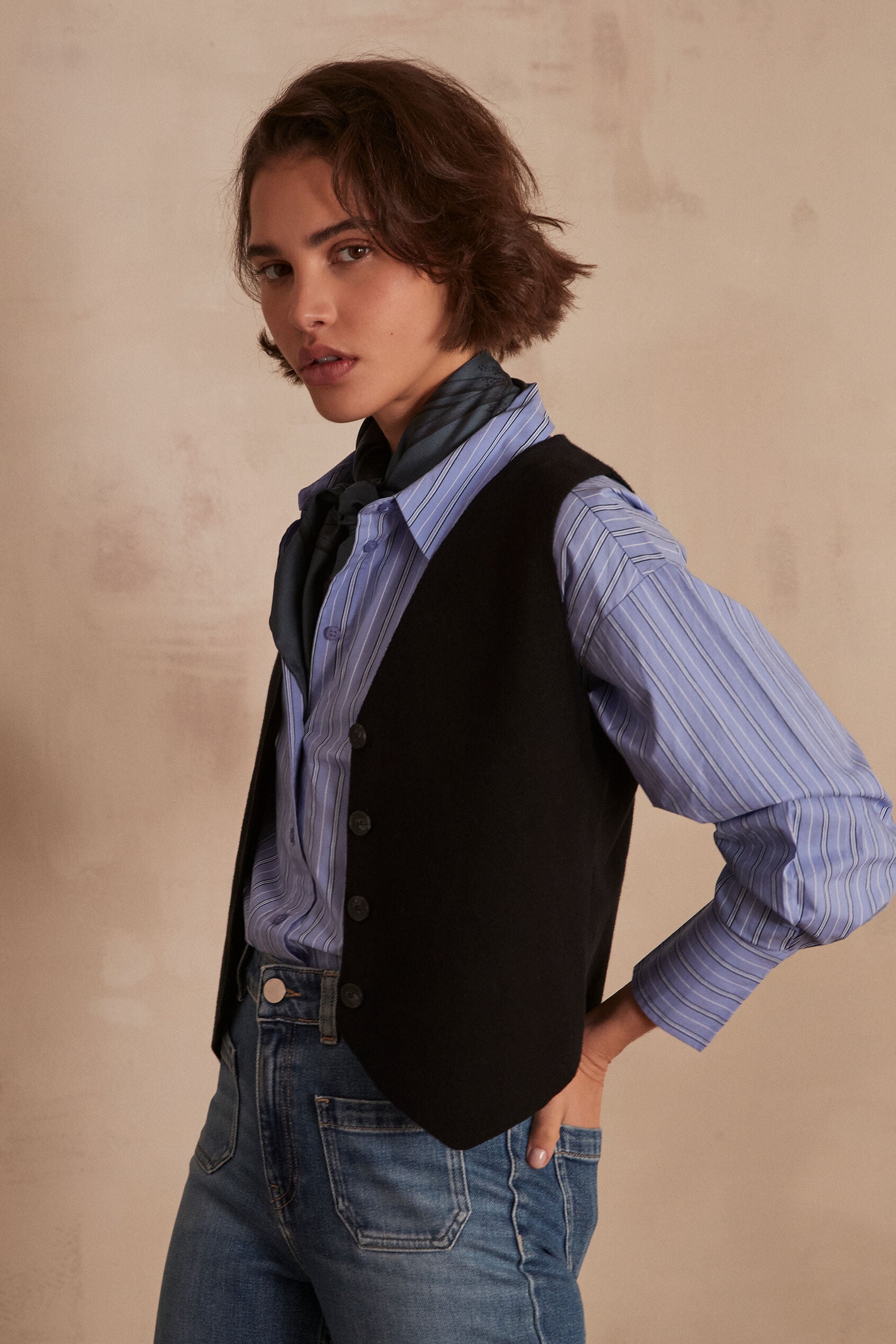 Chaqueta/Cárdigan Suzon - Negro
