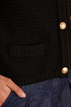 Chaqueta de punto/Cárdigan Salomé - Negro