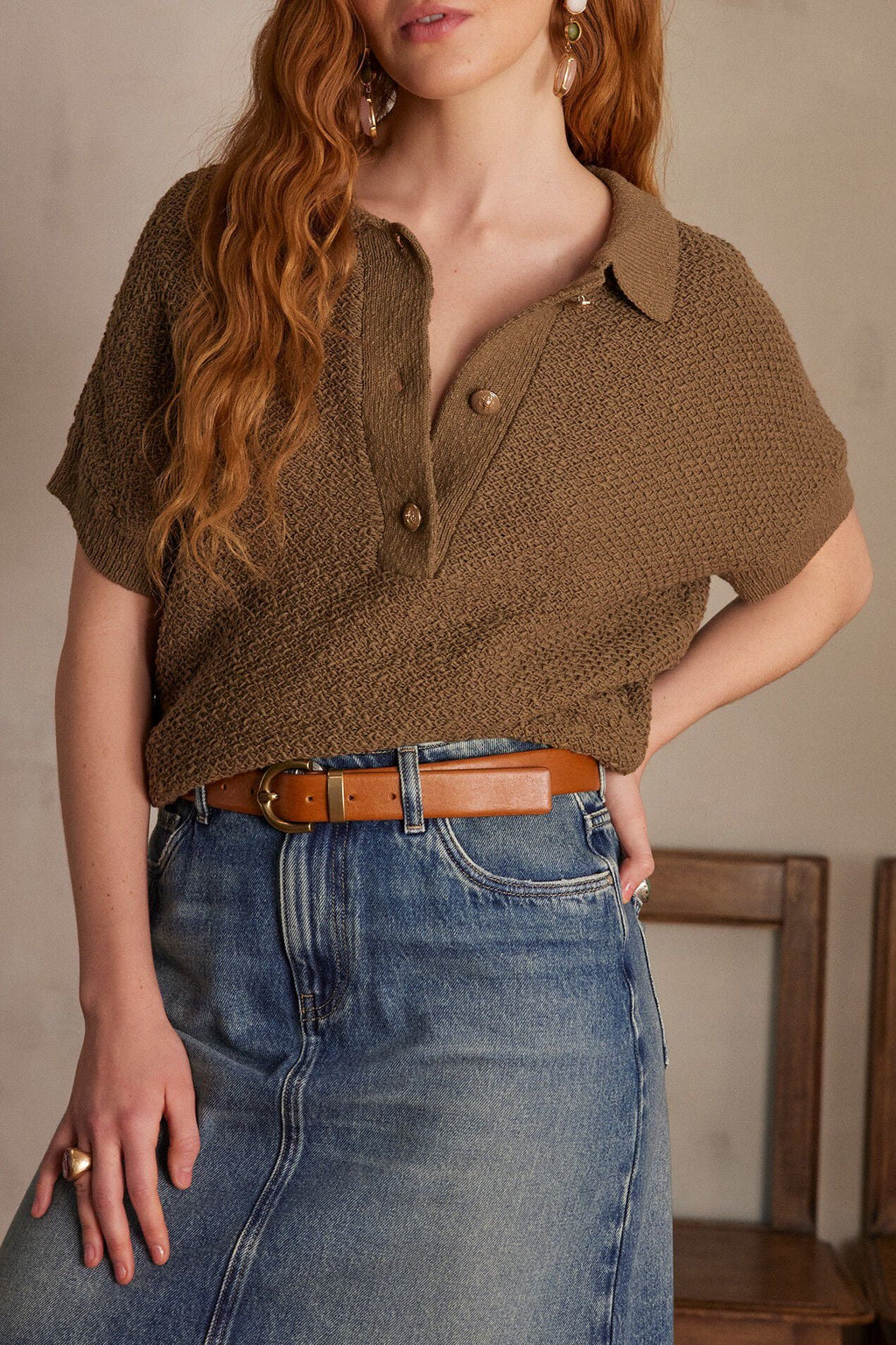 Top de tirantes Selena - Oliva