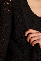Chaqueta de punto/Cárdigan Sharon - Negro