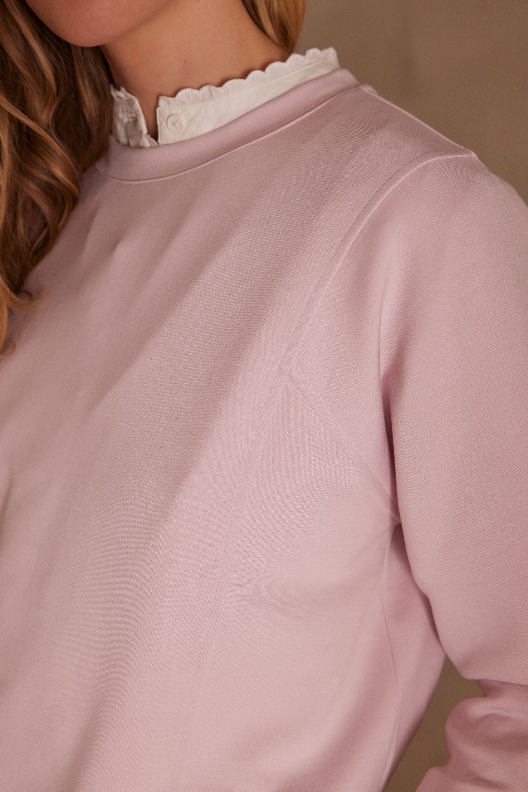 Sudadera Alicia - Rosa Pálido