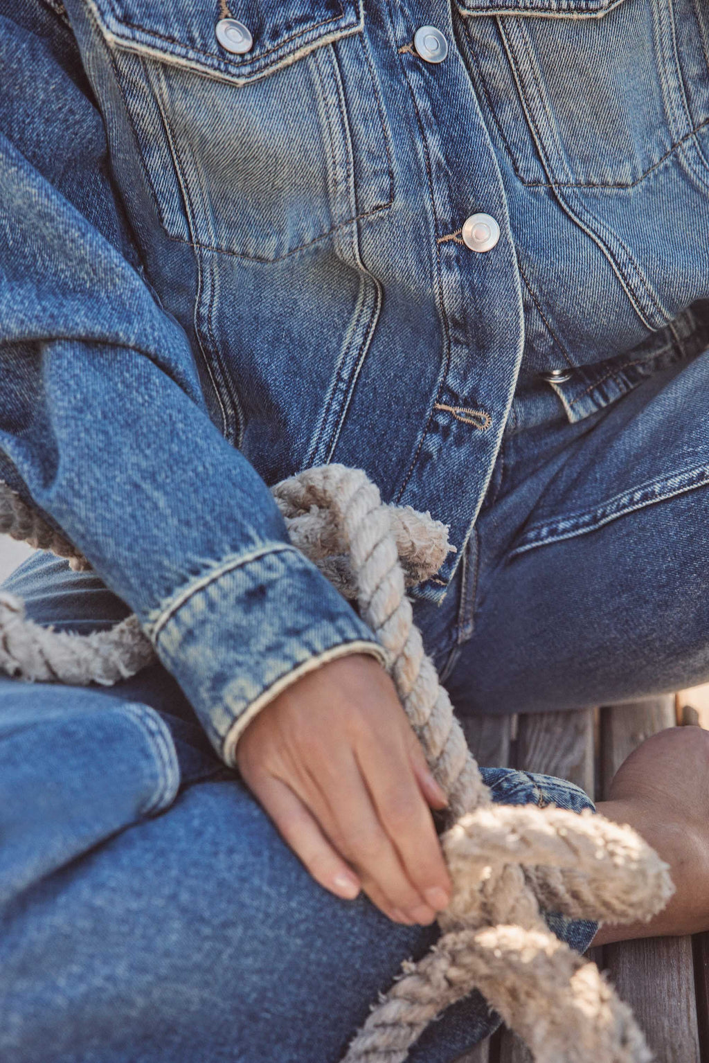 Cazadora Clem Denim - Lavado Claro