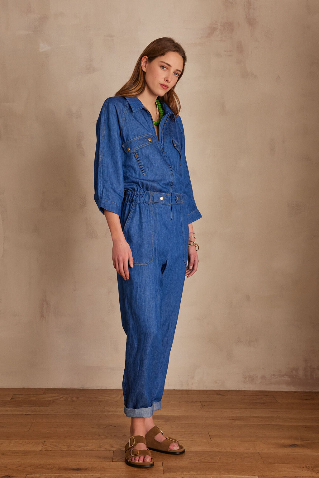 Nine Jumpsuit Trousers - Dark Indigo