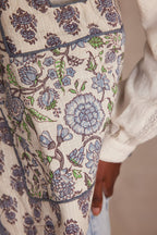 Chaleco Constance Estampado - Azul Cielo