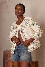 Veste Cassi Brodée - Écru