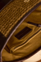 Gabriel Jute Bucket Bag - Chocolate