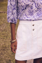 Flou Jinny Denim - Blanco