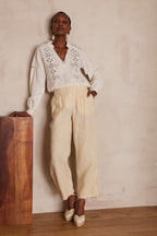 Pantalon Bastien Lin - Naturel
