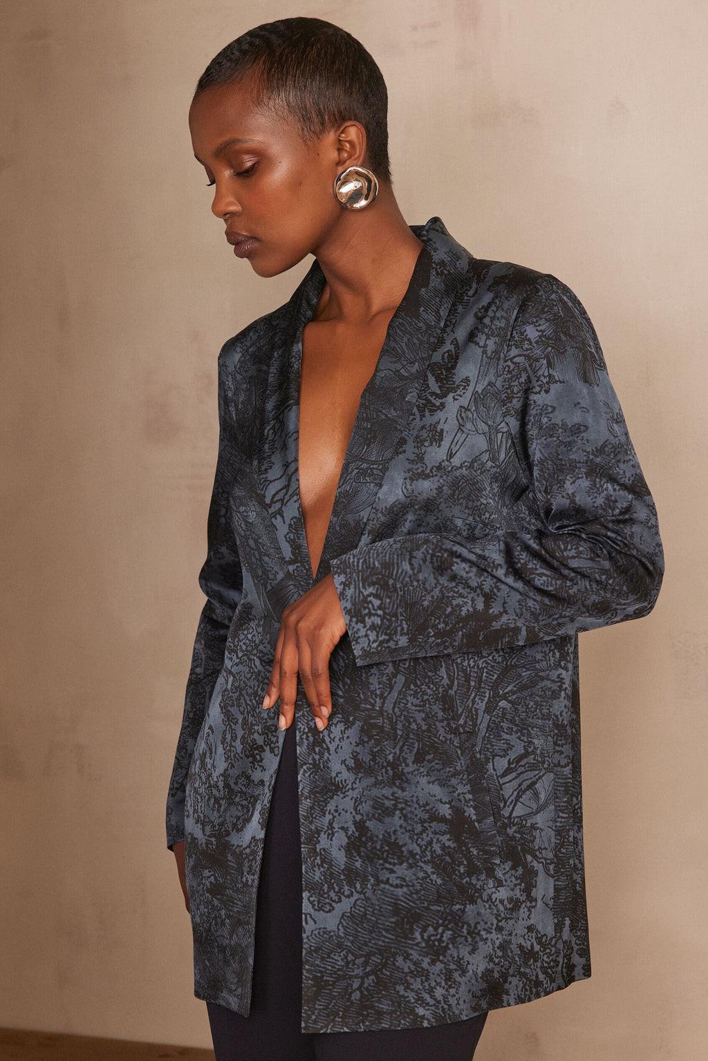 Chaqueta Denyse Estampada - Lavado Claro