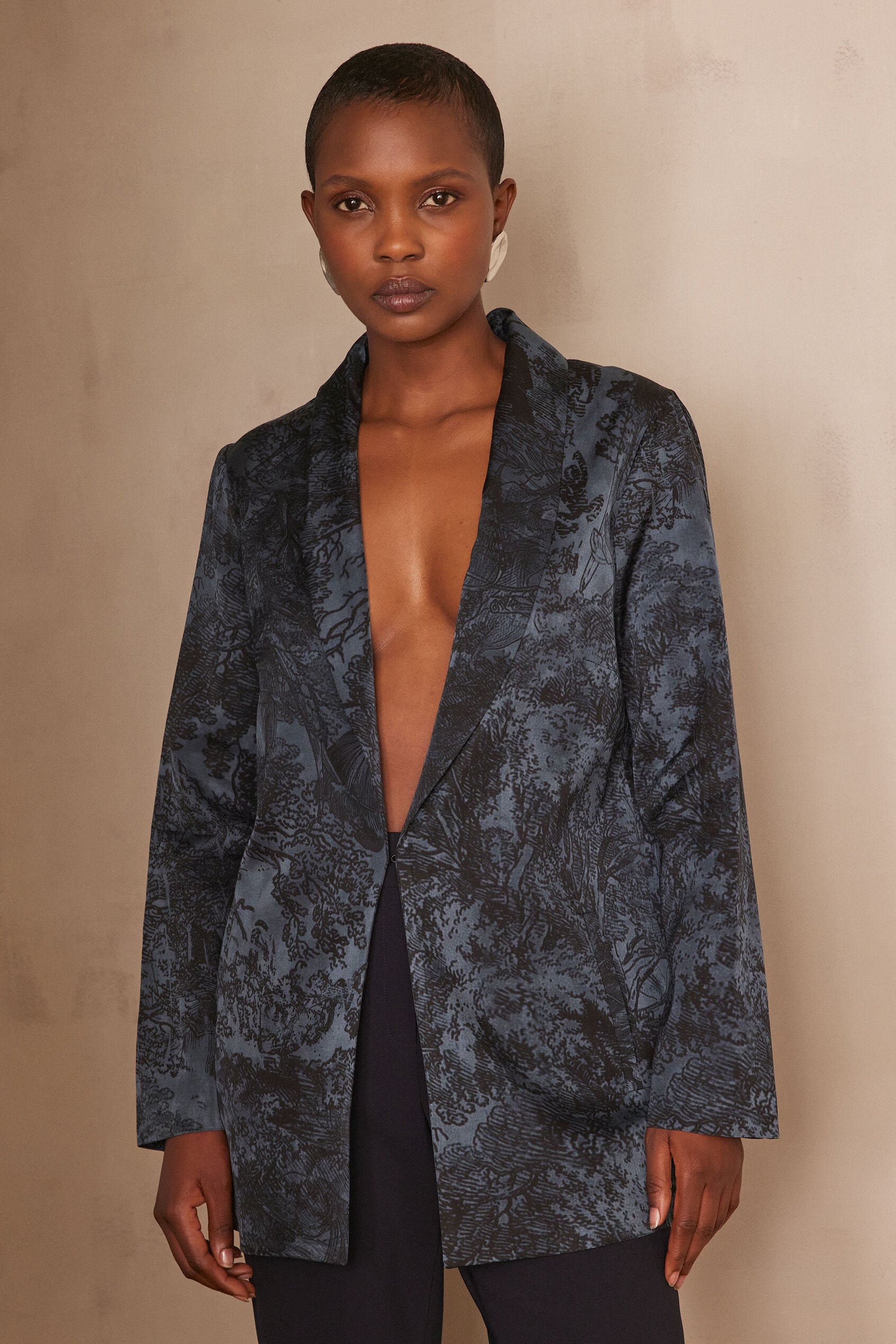 Chaqueta Denyse Estampada - Lavado Claro