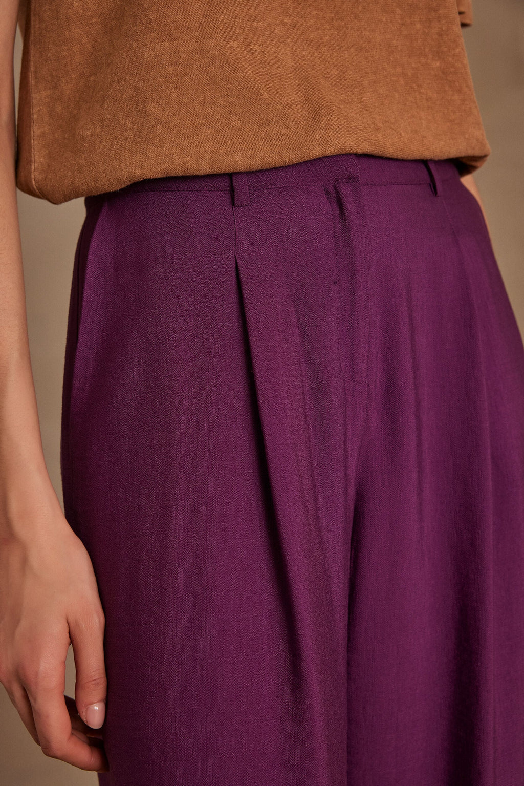 Pantalón Flaubert Liso - Fucsia Oscuro