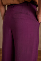 Pantalón Flaubert Liso - Fucsia Oscuro