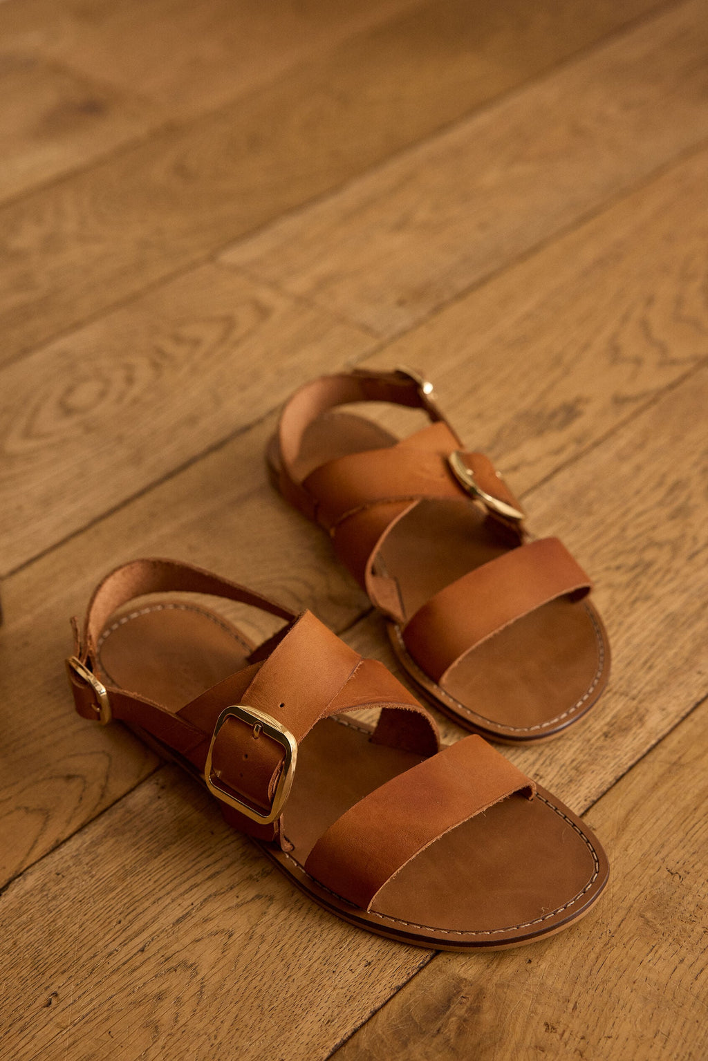 Sandales Maëlle - Camel Clair