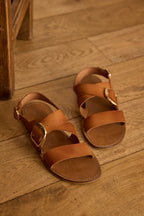 Sandales Maëlle - Camel Clair